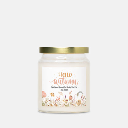 Hello Autumn - Apothecary Jar Candle 9oz