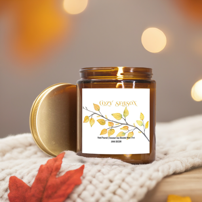 Cozy Season - Amber Jar Candle 9oz