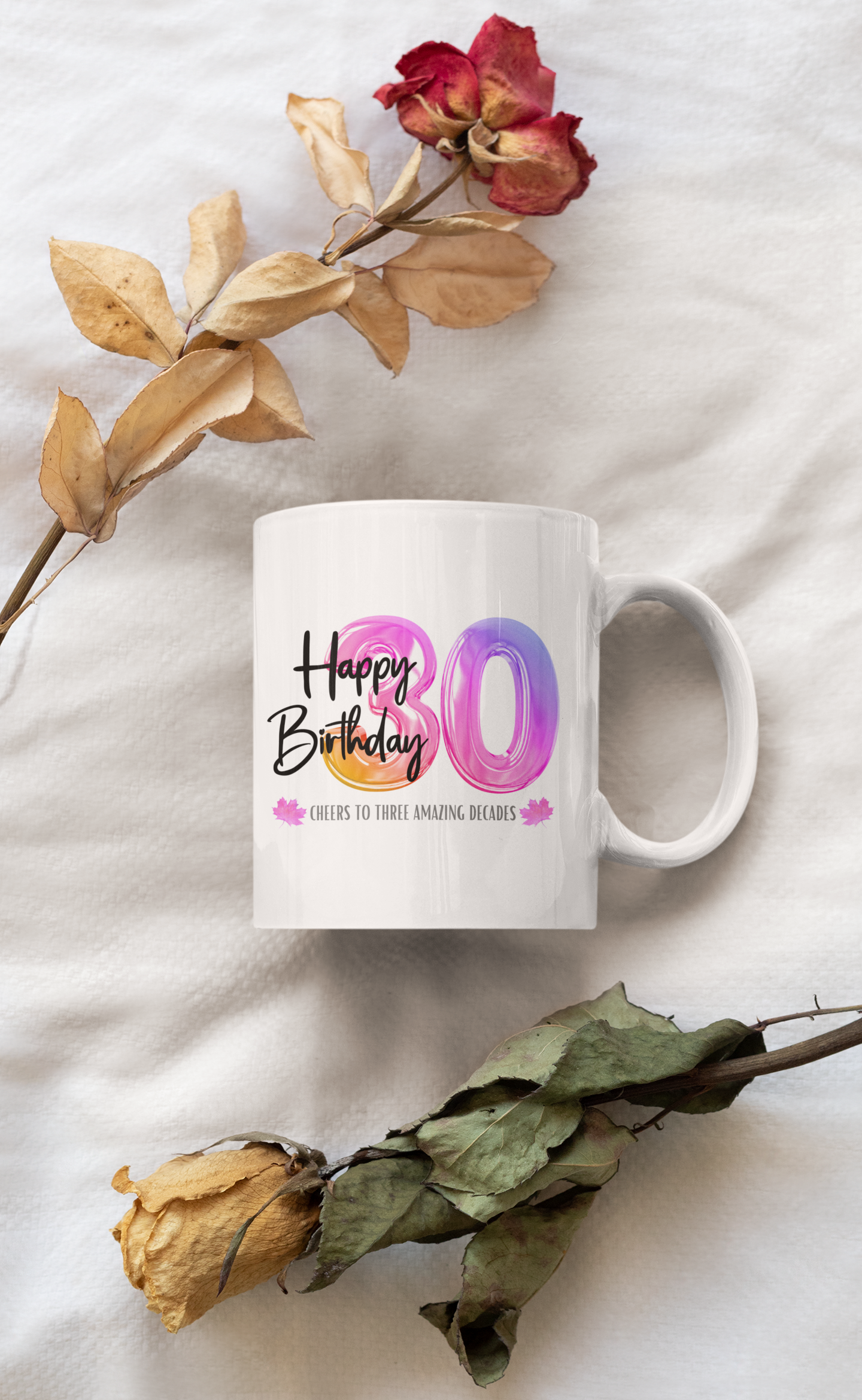 Happy 30th Birthday - Ceramic Coffee Mug