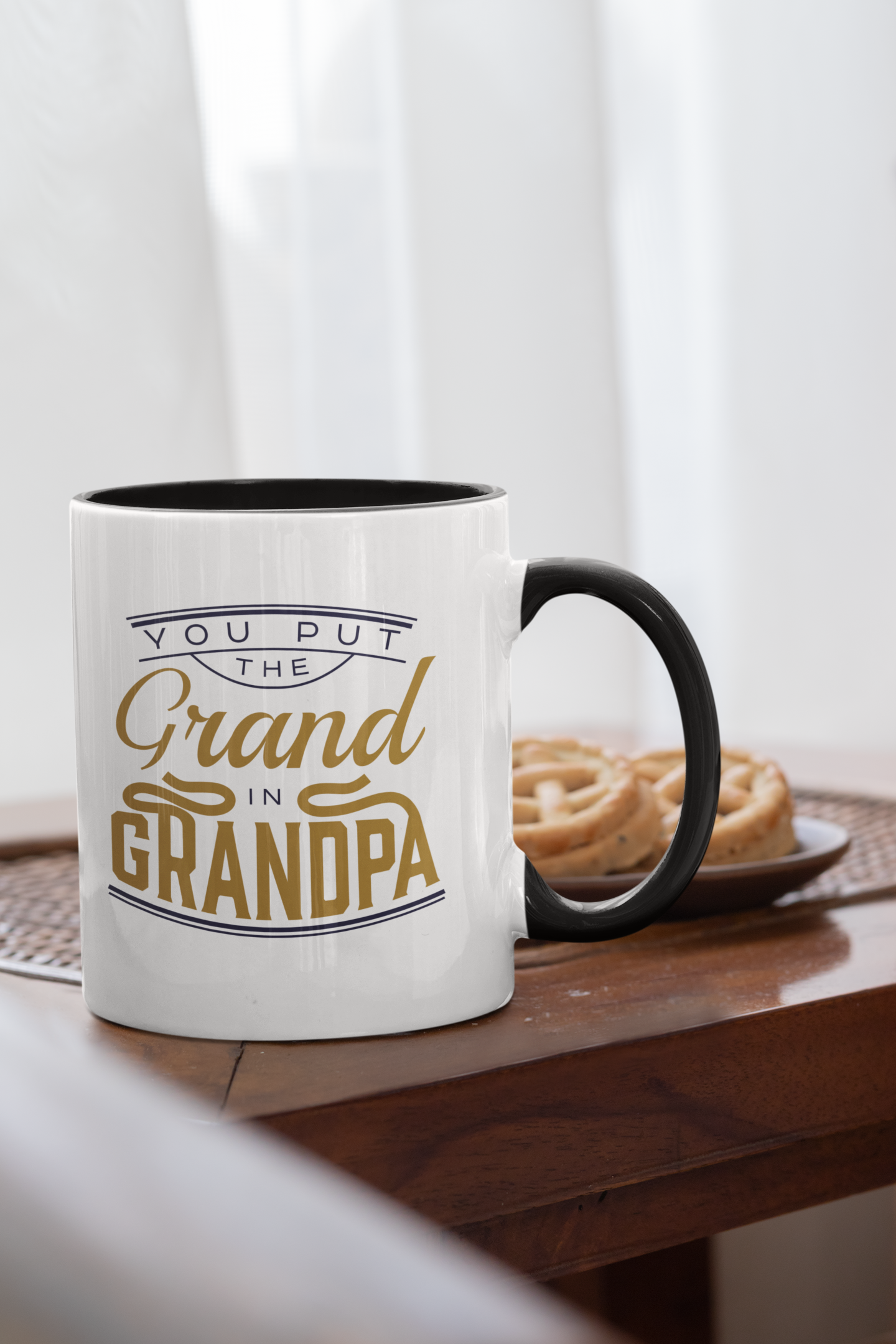 You Put the Grand in Grandpa - Accent Ceramic Coffee Mug