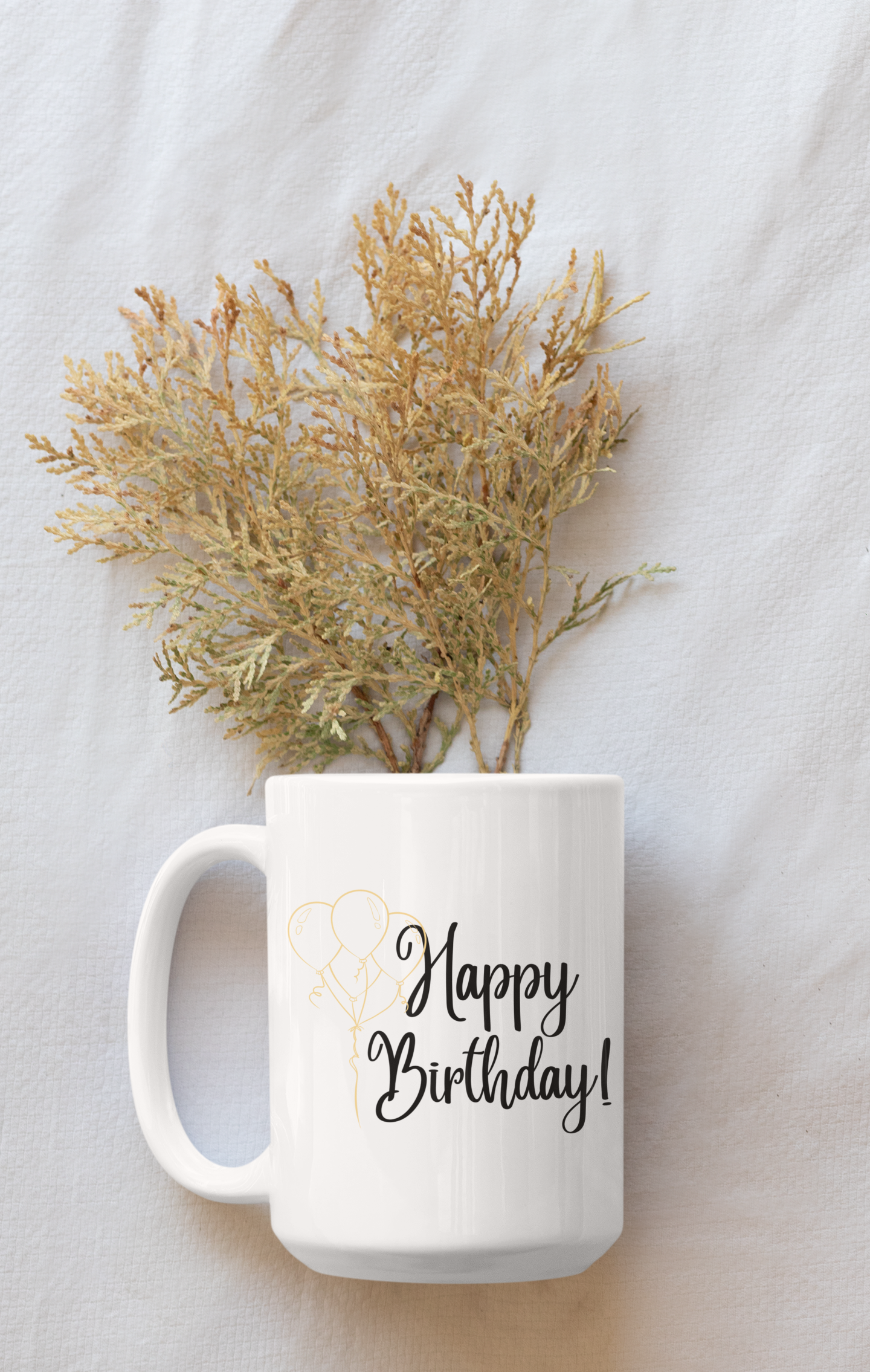 Happy Birthday - Ceramic Coffee Mug