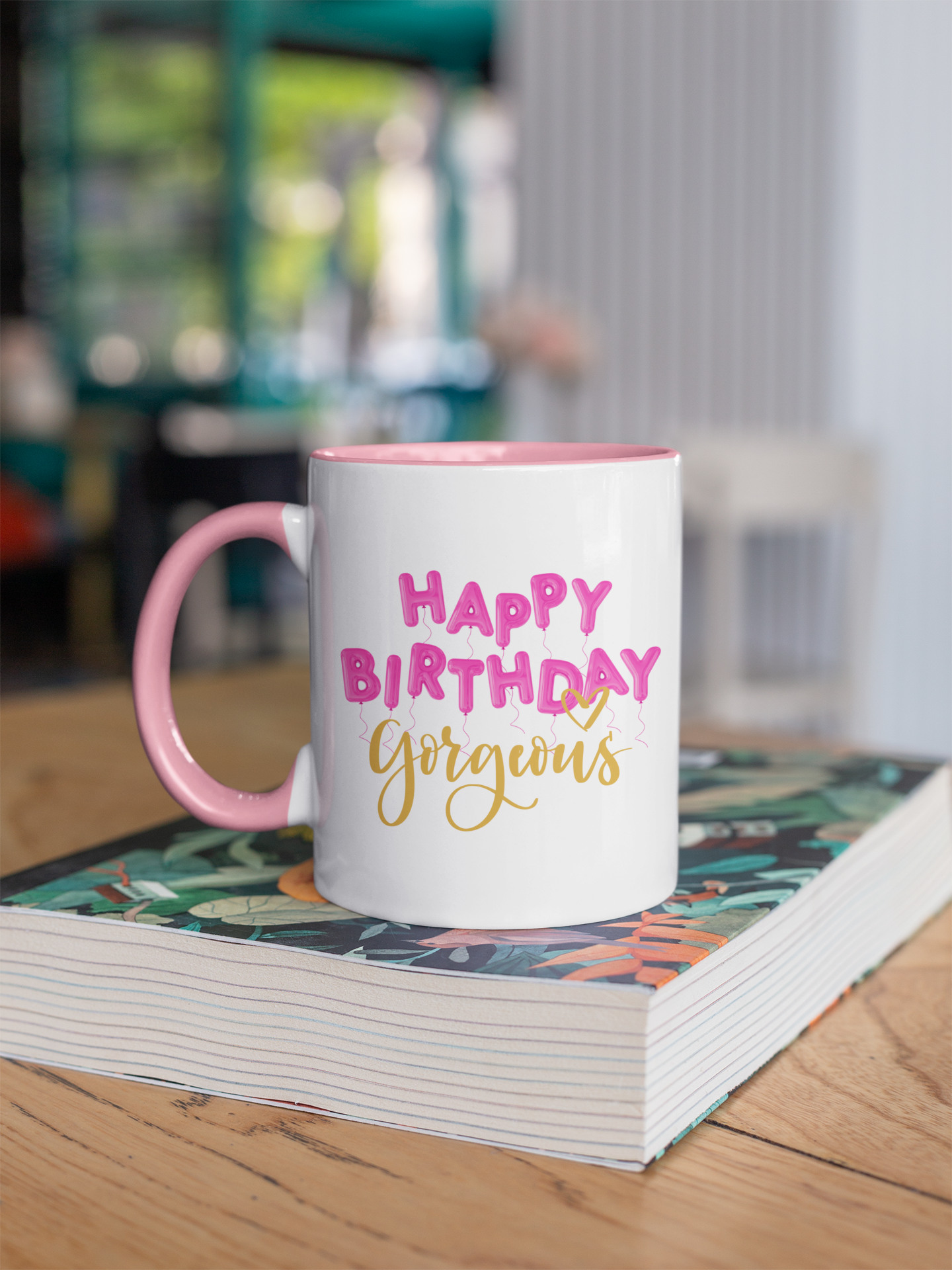 Happy Birthday Gorgeous - Accent Ceramic Coffee Mug