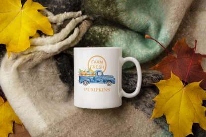 Farm Fresh Pumpkins - Ceramic Mug (11oz, 15oz)