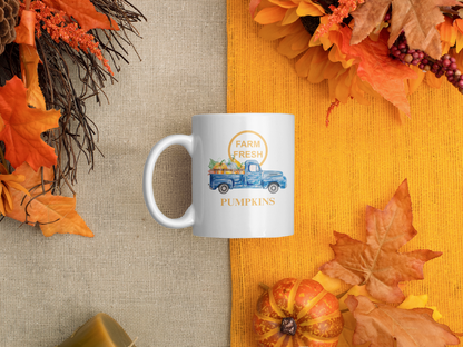 Farm Fresh Pumpkins - Ceramic Mug (11oz, 15oz)