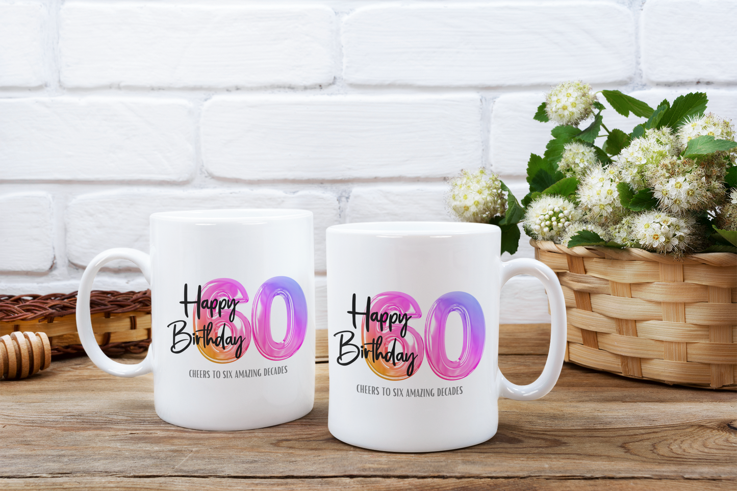 Happy 60th Birthday - Ceramic Coffee Mug