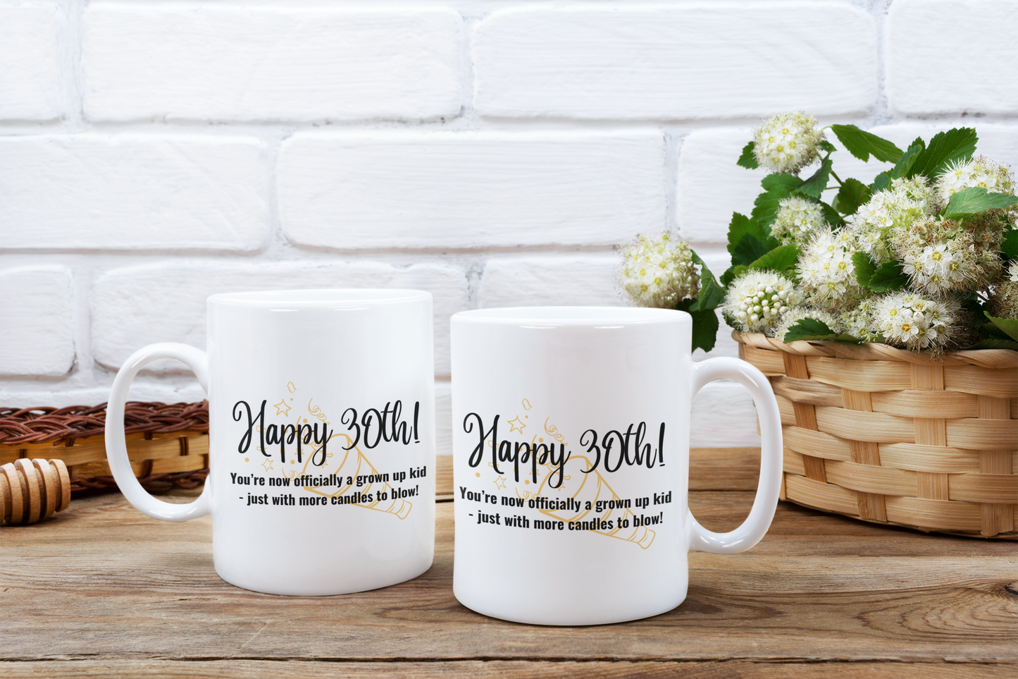 Happy 30th Birthday - Ceramic Coffee Mug