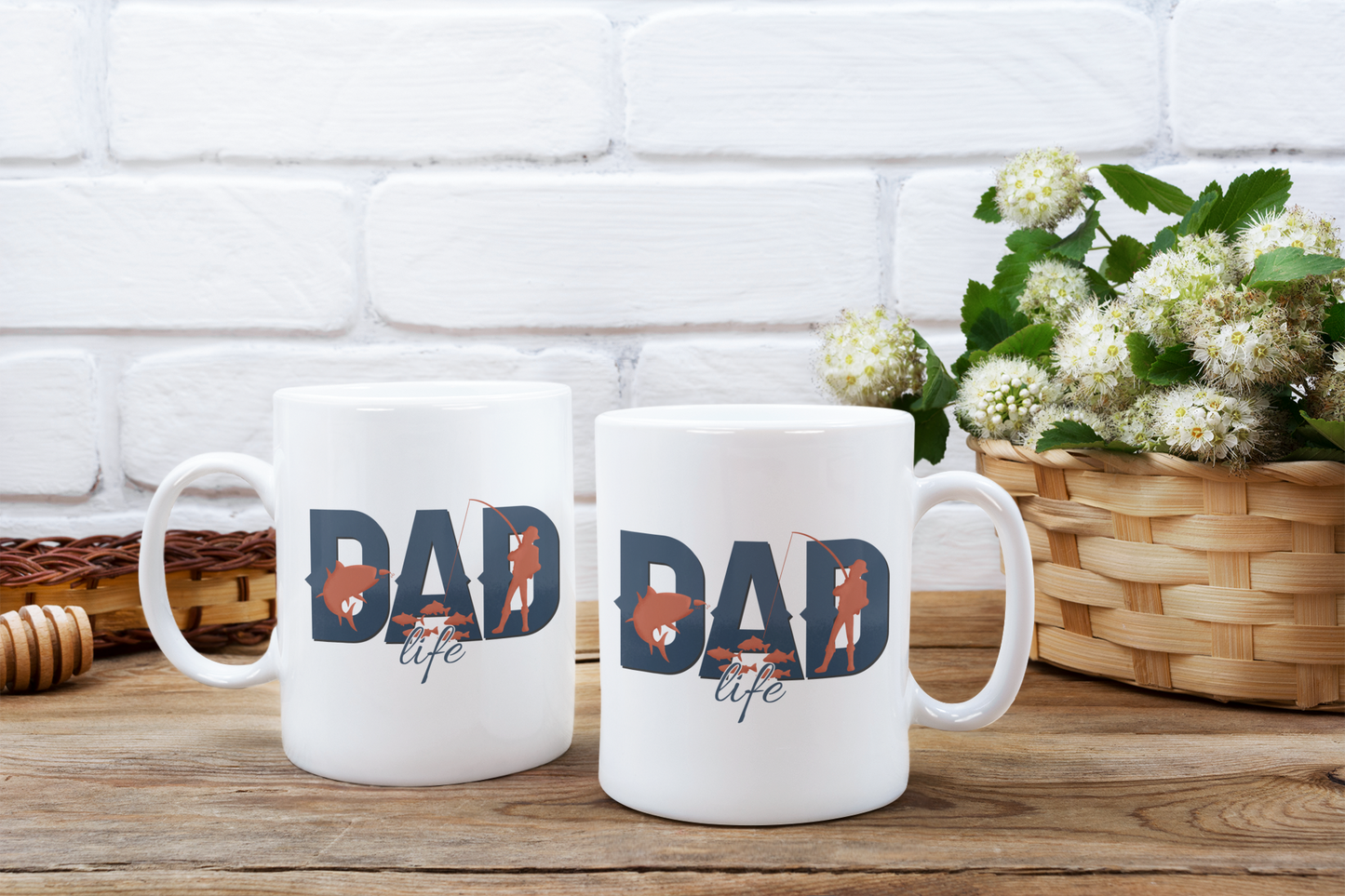 Fishing Dad Life - Ceramic Coffee Mug