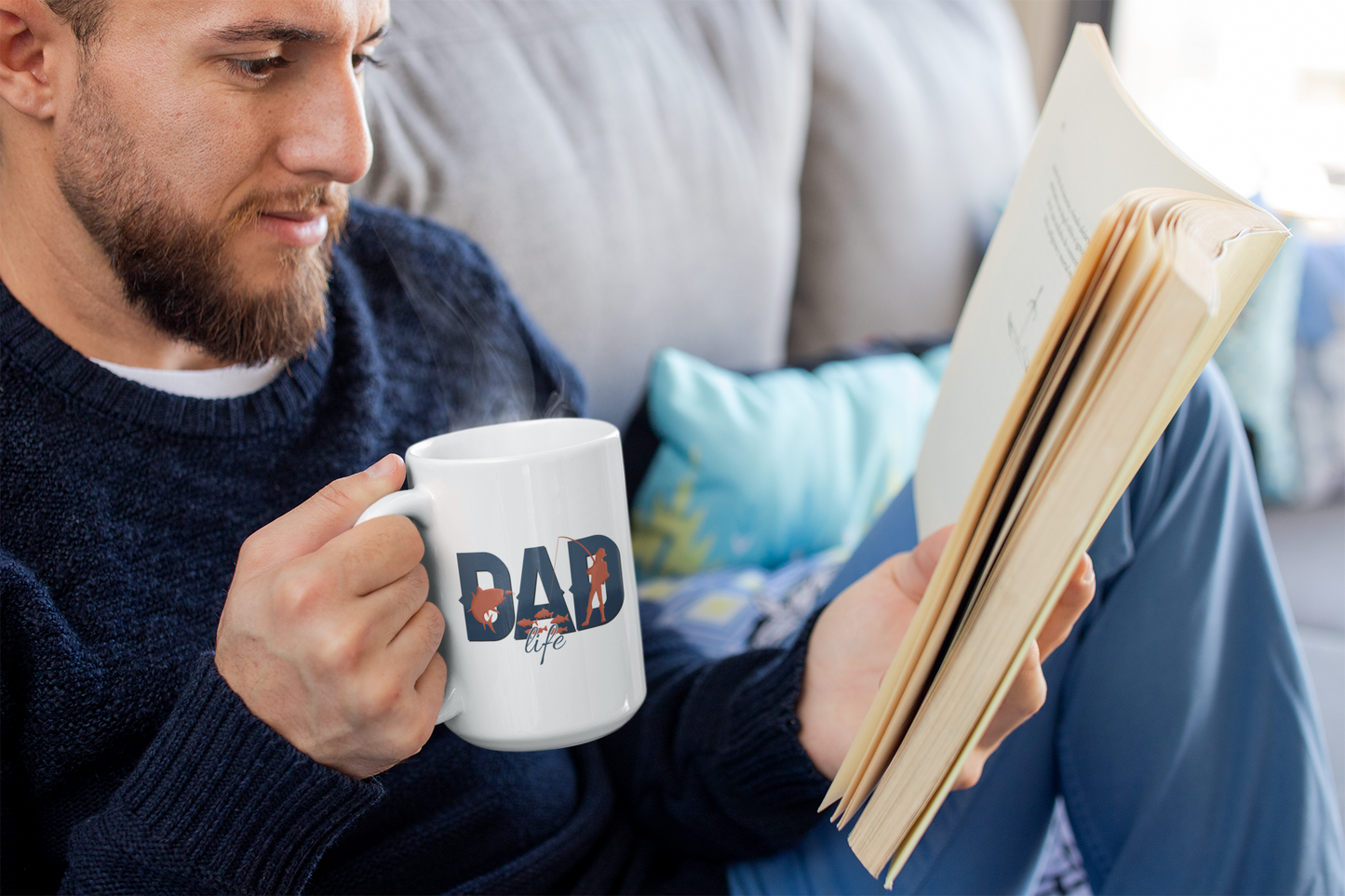 Fishing Dad Life - Ceramic Coffee Mug